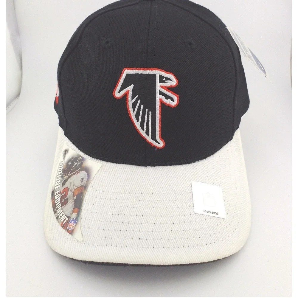 Vintage Sports Specialties Atlanta Falcons NFL Cap Mens Black White Sideline Hat